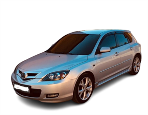 Стекло для фары Mazda 3 BK хэтчбек (2003-2009) 2558
